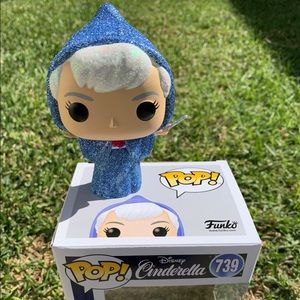 Cinderella Fairy Godmother Glitter Funko POP